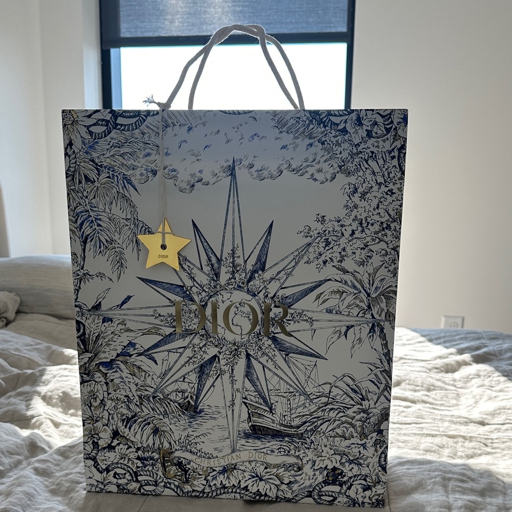 Dior Gift Bag with Gold Star